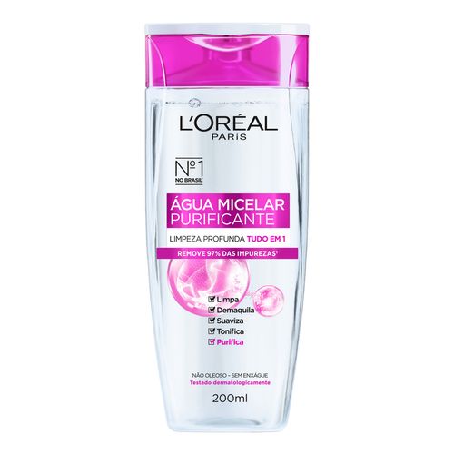Água Micelar L Oréal Paris Solução de Limpeza 5 em 1 200ml